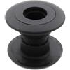 Tidevib 10 boccole di ricambio per tavolo da biliardino da 16 mm, cuscinetti in plastica, compatibili con aste da 5/8 pollici e spessore del pannello fino a 34 mm, nero