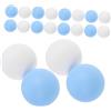 HEANUJJ 50 Pezzi Palline da Ping Pong Cuciture Scritte Colorate Opach per Giochi e Lotterie