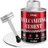 Allony Ripara Gomme Auto, Mastice per Riparazione Pneumatici, Liquido Vulcanizzante, Kit Riparazione Gomme, Sigillante Impermeabile per Riparazione Gomme Auto/Bici/Moto, Ripara Buchi e Crepe, 250ML