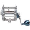 Kadimendium Mulinello da Pesca Rotondo Mulinello da Pesca Blu per Mano Destra per in Acqua Salata Traina in Lega di Alluminio in Acciaio Inossidabile Portatile