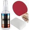 Generic 1/2 set di pulizia per racchette da ping pong, spray per la pulizia delle racchette da ping pong, flacone spray in gomma per pulire lo sporco, kit di pulizia per racchette da ping pong di qualità per