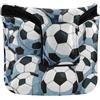SyXIOP Simpatico cartone animato 2026 Coppa del Mondo di Calcio Putter Mallet Cover Chiusura Magnetica Putter Golf Putter Copritesta per Mallet e Cuoio Quadrato PU