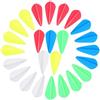 Happyyami Piume per Impennaggi Frecce 1,75 Pollici in Gomma 50 Pezzi Set per Tiro L'Arco Uso Professionale e Personale Accessori per Frecce Colore Casuale