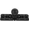 SUPVOX Piastra di Collegamento Sfera per Kayak Adattatore Base Sfera in Nylon e Silicone, Design Leggero e Facile da Usare per Supporto Fish Finder e Navigazione in Kayak