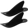Beaupretty 2 Pezzi Pinna a Forma di Squalo in PVC per Tavola da Surf Gonfiabile e Barca, Aumenta Stabilità e Direzione, Accessorio Removibile per Sport Acquatici