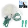 Mooyii Rete da lancio professionale, 30 x 1,3 m, rete impermeabile con custodia, rete da pesca per carpe, pesci da esca, alta potenza di pesca per pescatori, rete da pesca