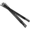 Alipis Asta Diametro 6,9mm per Riparo da Campeggio Nero in Fibra di Vetro 7 Sezioni Pieghevoli Supporto Portatile Riutilizzabile per Campeggio All'aperto