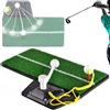 Generic Tappetino da golf con base in gomma e ritorno della palla a 360°, aiuto per la pratica per interni ed esterni