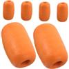NAMOARLY Boa di Segnalazione per Pesca e Kayak 6 Pezzi Galleggianti Ovali in PVC Arancione 7X12 CM Design Marino e Alta Resistenza per Ancoraggio Reti in Acqua
