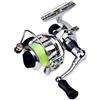 Generic MINI100 Mulinello da Pesca con Rapporto di Trasmissione 4.3:1 Mulinello Rotante in Lega di Alluminio Ad Alta Resistenza da Spinning da Casting con Brac (Come mostrato)