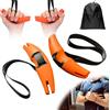 GBKDQQ 1 paio di impugnature per fitness, maniglia per remi con fascia di resistenza regolabile, cavo maniglie fissabili a barre di trazione, bilancieri, macchinari, vogatori, macchine per allenamento