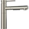 BLANCO ALTA-S II | Rubinetto da cucina in raso platino | alta pressione | con tubo estraibile | antiriflusso | cartuccia in ceramica | qualità sicura dell'acqua e risparmio d'acqua
