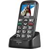 Brondi Amico Unico+ 5,08 cm (2'') Nero Telefono di livello base