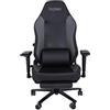 IOPLEE HC7008X sedia per videogioco Poltrona per gaming Seduta imbottita Nero, Grigio