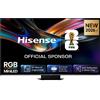 Hisense Smart TV RGB MiniLED 180Hz 75'' 4K 75UR9S, Schermo Anti-Riflesso, 100% BT2020, Dolby Atmos 4.1.2 By Devialet, Dolby Vision IQ, VIDAA OS, USB-C, N