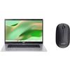 Acer Chromebook 315 CB315-8H-88G3 + Mouse wireless MediaTek Kompanio Kompanio 540 39,6 cm (15.6'') Full HD 4 GB DDR5-SDRAM 64 GB eMMC Wi-Fi 6E (802.11ax)