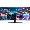 IOPLEE IOP34WQ970GVA Gaming Monitor Curvo 34'' WQHD 3440x1440, Pannello VA, curvatura R1500, Adaptive Sync, Refresh rate 200Hz, RGB sul retro, altoparlan