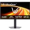 LG LG ELECTRONICS Monitor PC 68,6 cm [27] 2560 x 1440 Pixel Quad HD OLED Nero (27IN ULTRAGEAR OLED 2560X1440 - 16:9 0.02MS 1500000:1 HDMI/DP) 27GX790B-B.AEK