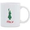 Bialetti Tazza Tricolore Istituzionale, Porcellana, 13.6 x 13.4 x 11.8 cm