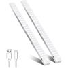 OUILA Luce Armadio LED con Sensore di Movimento Luci Notturna LED 4 Modalità Lampada Guardaroba Luce da Esposizione 5000mAh USB Ricaricabile Cucina, Scale, Corridoio, Garage - 60cm*2 Pezzi