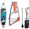 F2 SUP F2 SECTOR 12'2 BLUE completo di vela - SUP gonfiabile WindSUP - superficie: 4,4m