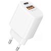 Protech Caricabatterie compatto dual port 20W spina EU compatibile