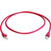 Telegärtner Cavo patch TELEGÄRTNER S/FTP Cat.6A 10/100/1000BT, crossover, rosso, 2 m