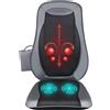 NAIPO schiena massaggiatore sedili cuscini di massaggio con calore shiatsu profondo massaggio rotolamento massaggio vibrazione per superiore inferiore completa schiena MGBK-2606H