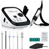JCMaster JCM-302B, fresatrice per unghie JCMASTER® Professional, fresatrice per unghie max. 35.000 giri/min, lima elettrica per unghie con pedale per unghie in gel e acriliche, fresatrice elettrica per unghie per saloni di bellezza e uso domestico, incl …