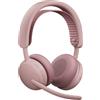 LOGITECH VC Logitech HEADSET - Zone Wireless 2 UC - ROSE TEAMS - 2,4GHZ/BT - N/A - EMEA-914 - A00174 - Auricolare