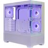 Cooler Master Elite 690 Wood, Midi Tower, PC, Bianco, ATX, ITX, Micro ATX, Acciaio, Vetro temperato, Legno, Gaming