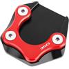 yuwhzf Moto Allargata Cavalletto Piede Laterale Estensione Piastra Di Supporto Pad Per Honda GB350 GB350S Gb 350 S 2021-2025 2024(Red)