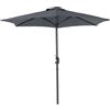 WERKA PRO Parasole Diritto Grigio Antracite Ø 2m