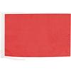 AZ FLAG Bandiera Monocolore Rosso 45x30 cm - Bandierina Rossa 30 x 45 cm Cordicelle