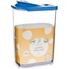 Ferribiella Spa Ferribiella Barattolo Porta Biscotti Crocchette Blu in Plastica, 2200ml