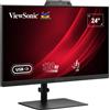VIEWSONIC MON 24IPS FHD HDMI DP VGA USBC MM 4XUSB PIVOT REG ALTEZZA WEBCAMERA - VG2441V
