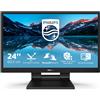 Philips 242B9TL/00 Monitor PC 60,5 cm (23.8") 1920 x 1080 Pixel Full HD LCD Touch screen Nero - 242B9TL/00