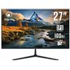 ATLANTIS MONITOR ATLANTIS LED 27" Wide A05-HE27IF-VHDM IPS 1920x1080 100HZ 5ms 240±10cd/m² 1.000:1 VESA MM VGA HDMI DP Black A05-HE27IF-V - A05-HE27IF-VHDM
