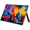 ATLANTIS MONITOR PORTATILE ATLANTIS LED 15,6" Touch Wide A05-P156LPT IPS 1920x1080 16ms 300cd/m² 700:1 MM Pivot HDMI 2USB-C Custodia A05- - A05-P156LPT