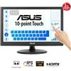 ASUS Touch VT169HE Monitor PC 39,6 cm (15.6") 1920 x 1080 Pixel Full HD LED Touch screen Da tavolo Nero - 90LM09V1-B01170