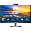PHILIPS MONITOR 27 LED IPS 16:9 QHD 1MS 300 CDM, HDMI / DP PIVOT, USB-C, WEBCAM, MULTIMEDIALE - 27E1N5600HE