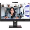 Lenovo ThinkVision T24-4v Monitor PC 60,5 cm (23.8") 1920 x 1080 Pixel Full HD LCD Nero - 64B6MAT1EU