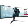 iiyama G-MASTER RED EAGLE CURVED Monitor PC 113 cm (44.5") 5120 x 1440 Pixel Dual QHD LED Nero, Monitor di gioco - GCB4580DQSN-B1