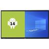 YASHI MONITOR SUPERTOUCH AI TOUCH YASHI 65" LY6522 LCD 4K TYPE-C 8GB RAM 128GB STORAGE ANDROID 14 EDLA, staffa a muro inclusa LY6522 Y - LY6522