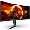 AOC G2 CU34G2XP Monitor PC 86,4 cm (34") 3440 x 1440 Pixel UltraWide Quad HD LED Nero, Rosso, Monitor di gioco - CU34G2XP/BK