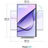 BENQ MON 32 IPS DESIGNED FOR MAC MM BENQ MA320U 4K UHD USBC HDMI PIVOT - 9H.LMXLB.QBE