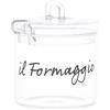 SIMPLE DAY Contenitore Formaggiera 9x11cm Vetro