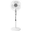 Orbegozo SF 0147,ventilatore a piantana, 50 W, 3 velocità di ventilazione, oscillante, altezza regolabile, silenzioso, griglia di protezione, dimensione pala 40 cm, colore bianco