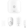 Yale Starter Kit allarme smart AL-SK1-1A-EU, kit da 5 pezzi, Armi/Disarmi, Controllo di 4 aree, Avvisi in tempo reale, Copertura 1 km, Controllo tramite App Yale Home