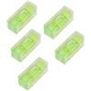 Nikou 5 Pezzi Bolla Livella Piccola Quadrato, Mini Livella a Bolla d'aria 15 x 15 x 40 mm, Piccola Livelle Misura del Contrassegno di Livello per Livelle, Teste di Ripresa, Strumenti di Precisione